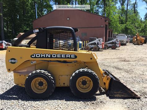 2000 john deere 260 skid steer specs|jd 260 skid steer review.